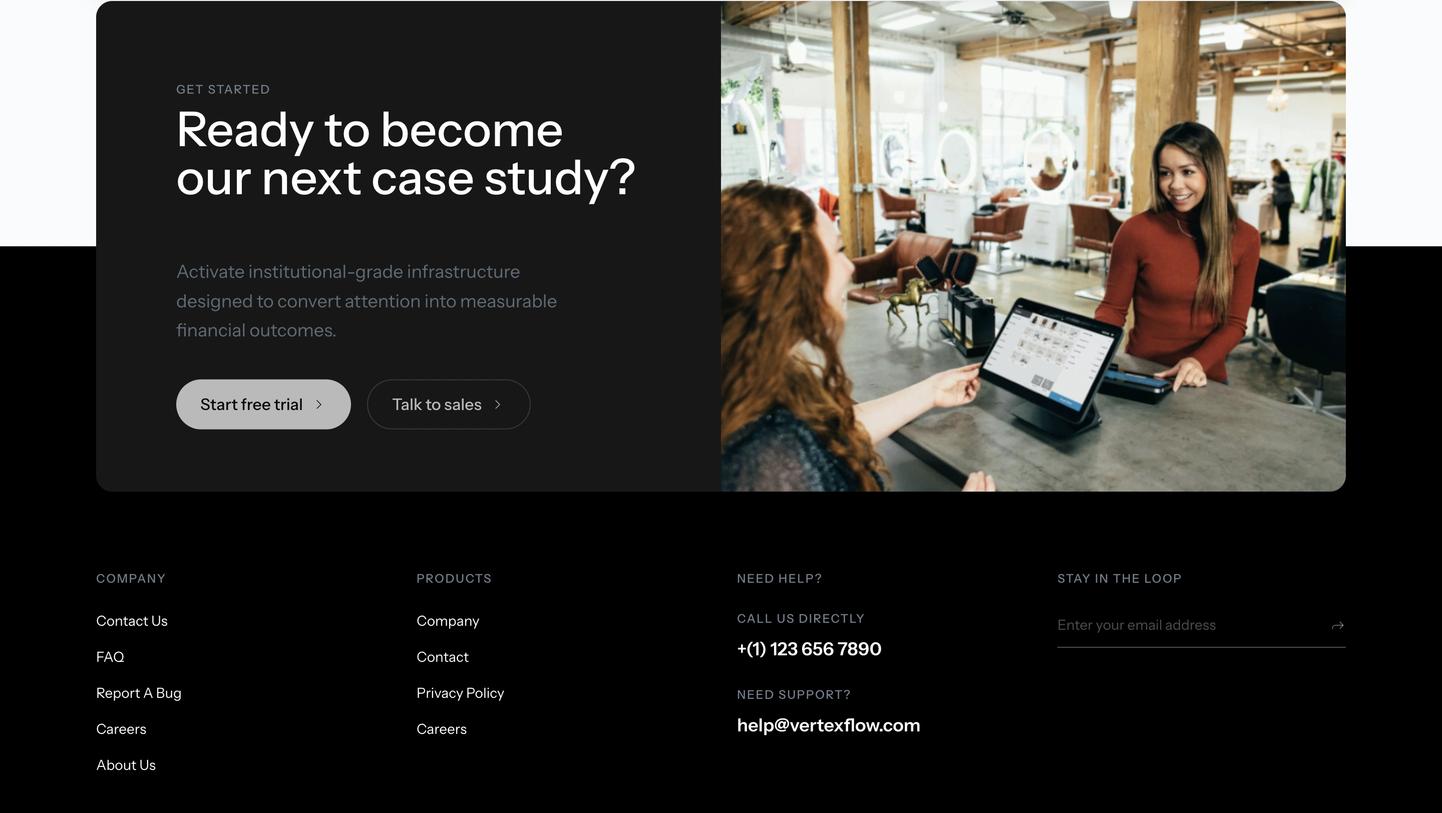 StatixFlow Next.js Tailwind Template