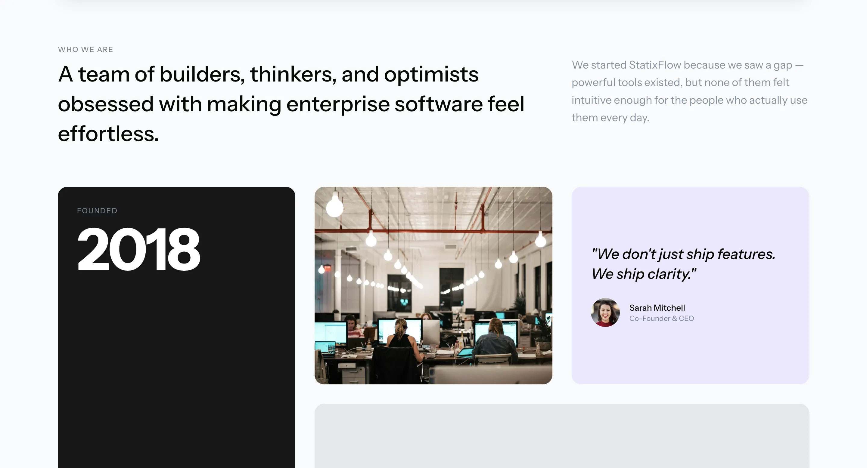 StatixFlow Next.js Tailwind Template